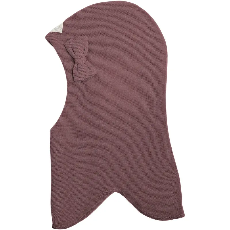 Racing Kids Dusty Heather Rund Balaclava Med Bow 1