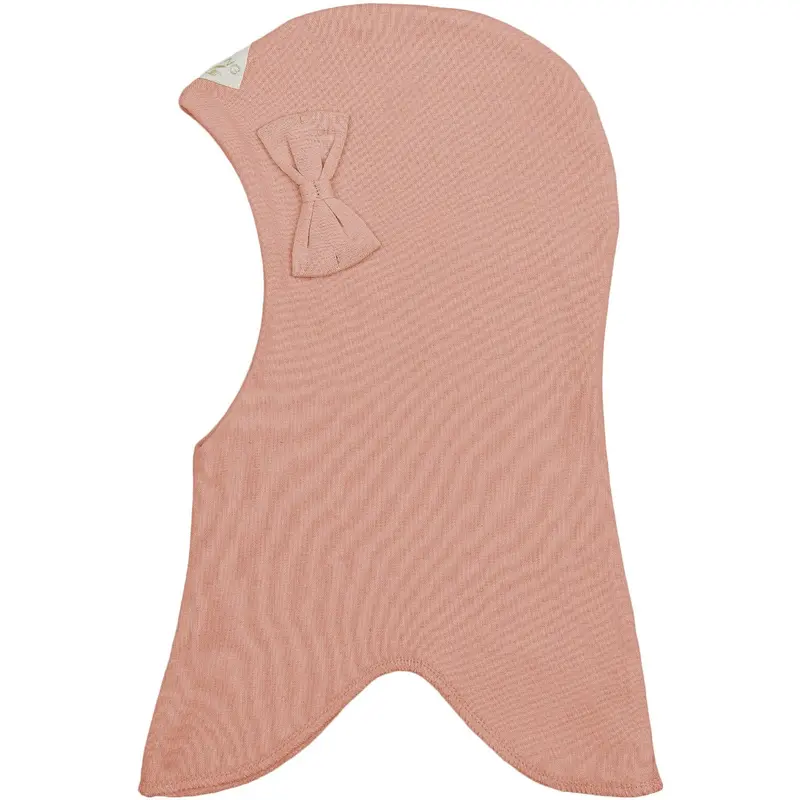 Racing Kids Dusty Rose Rund Balaclava With Bow 1