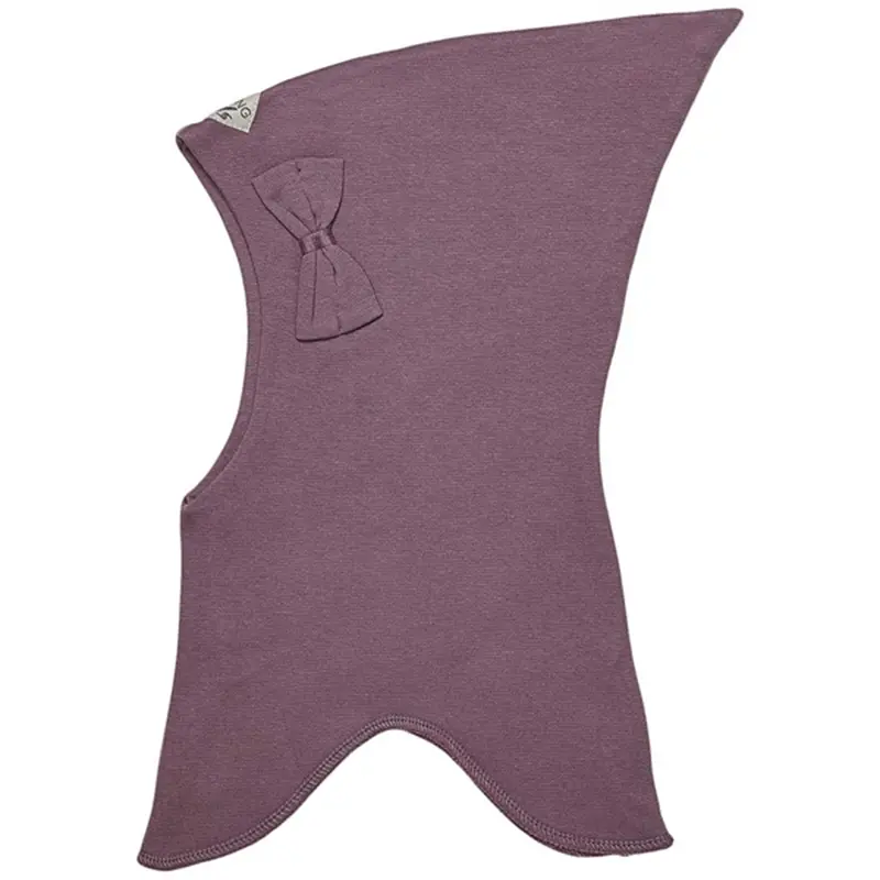 Racing Kids Top Balaclava Bow 2-Layer Dusty Purple 1