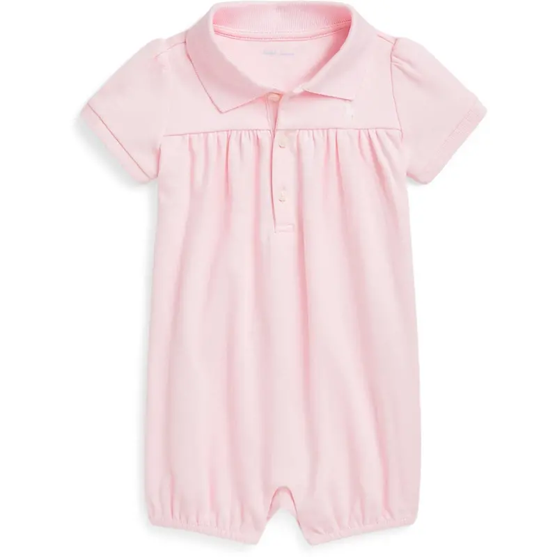 Ralph Lauren Baby Bath Pink W/ Nevis Pp Shortall 1