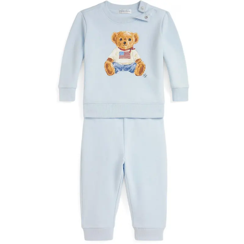 Ralph Lauren Baby Beryl Blue Pant Set 1