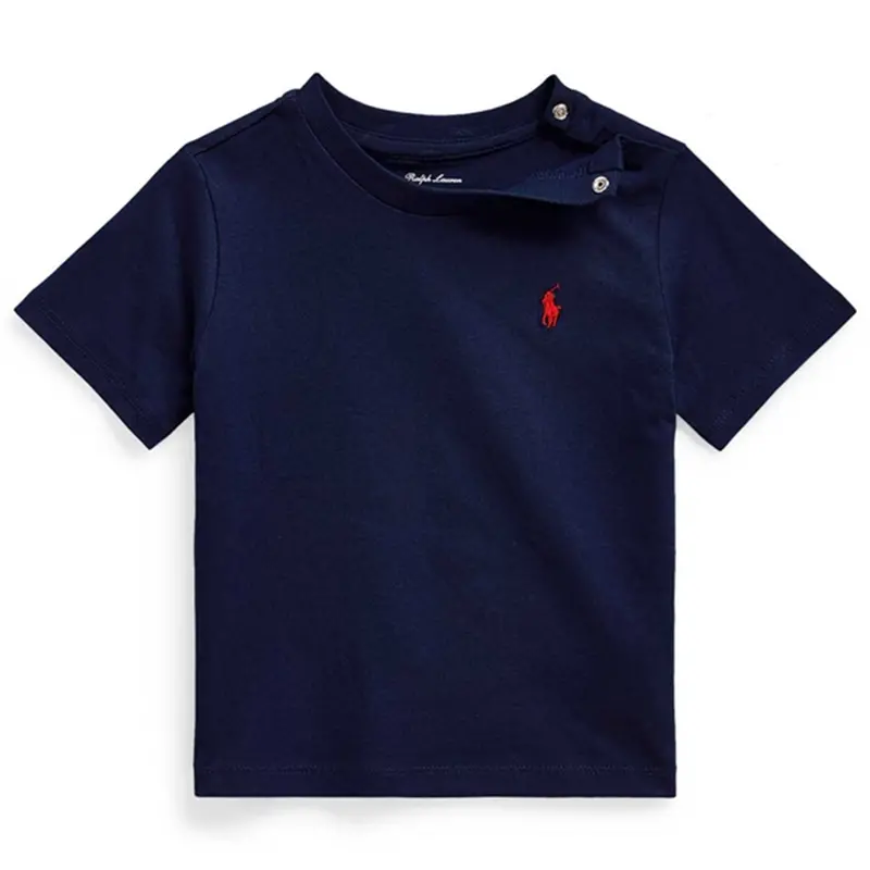 Ralph Lauren Baby Boy Short Sleeved Tee Cruise Navy 1
