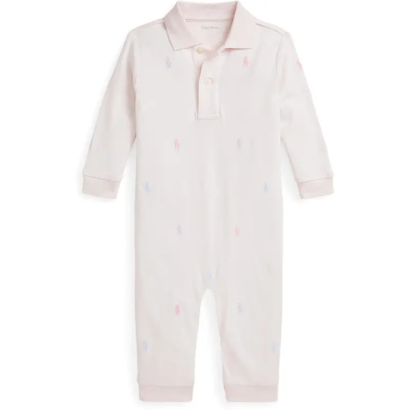Ralph Lauren Baby Delicate Pink Coverall 1