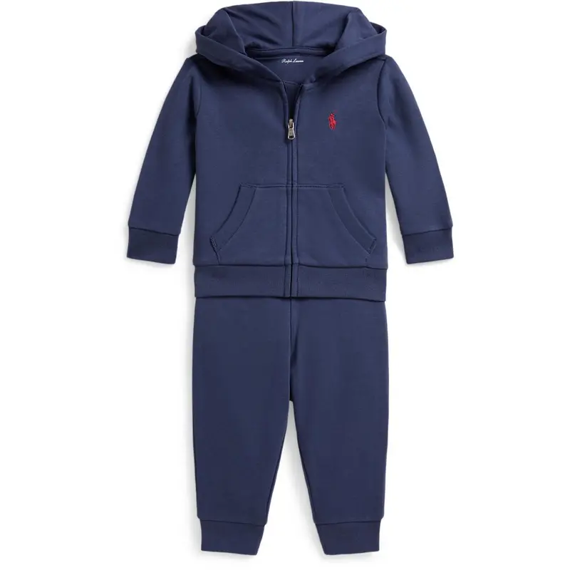 Ralph Lauren Baby Light Navy Pant Set 1