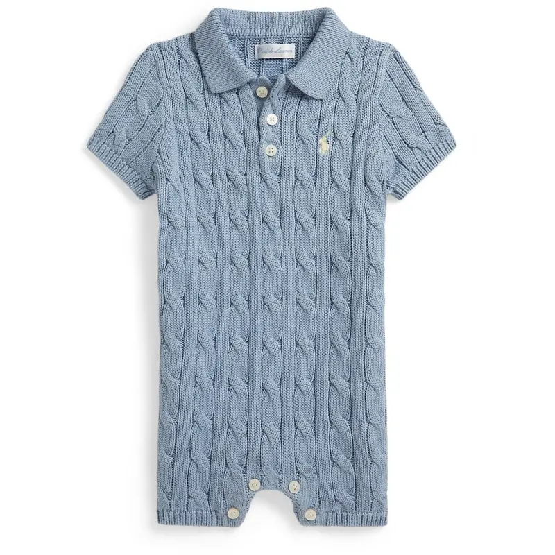 Ralph Lauren Baby Vessel Blue Shortall 1
