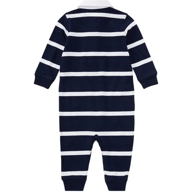 Ralph Lauren Undefined Refined Navy Multi Onesie 2