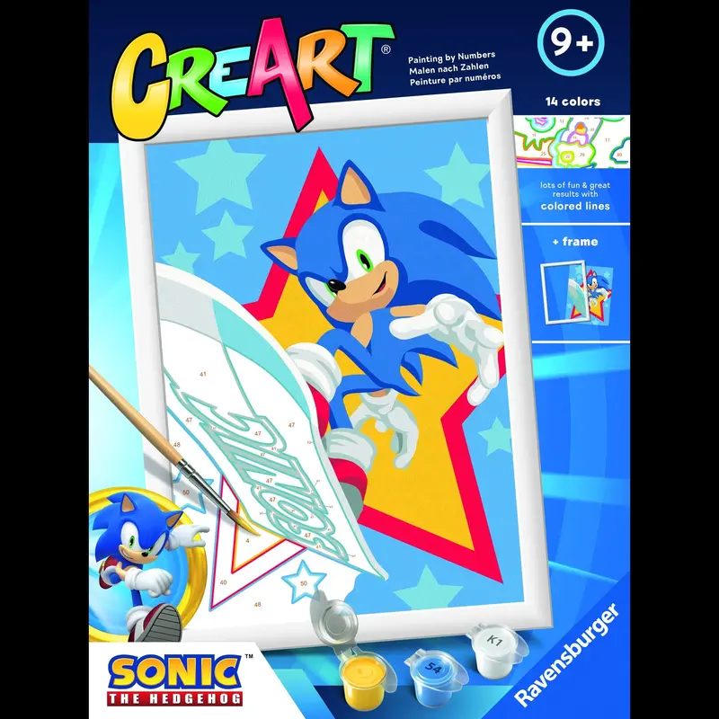 Ravensburger Creart Speedy Sonic 1