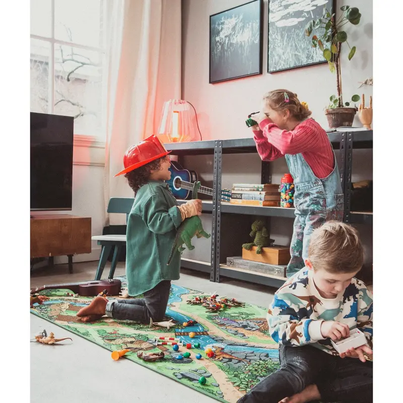 Rebel Roads Dino World Carpet - 95 X 133 Cm 2