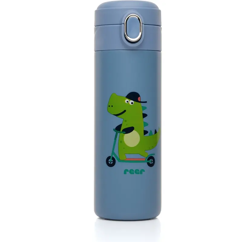 Reer Drinking Bottle With Straw - Blue 1