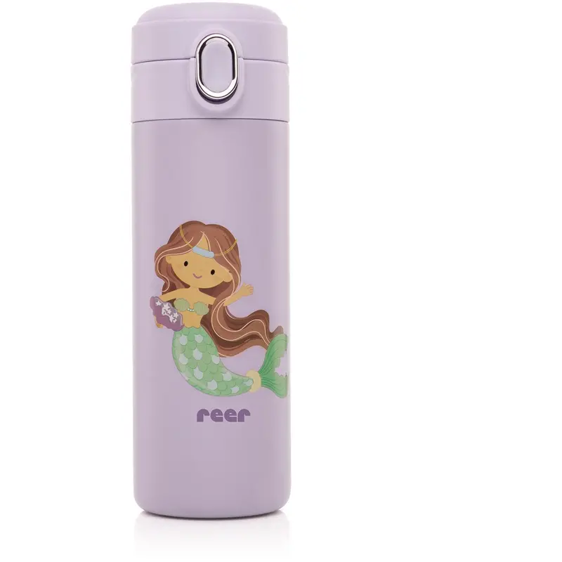 Reer Drinking Bottle With Straw - Purple 1