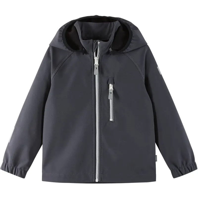 Reima Soft Black Vantti Soft Black Softshell Jacket 1