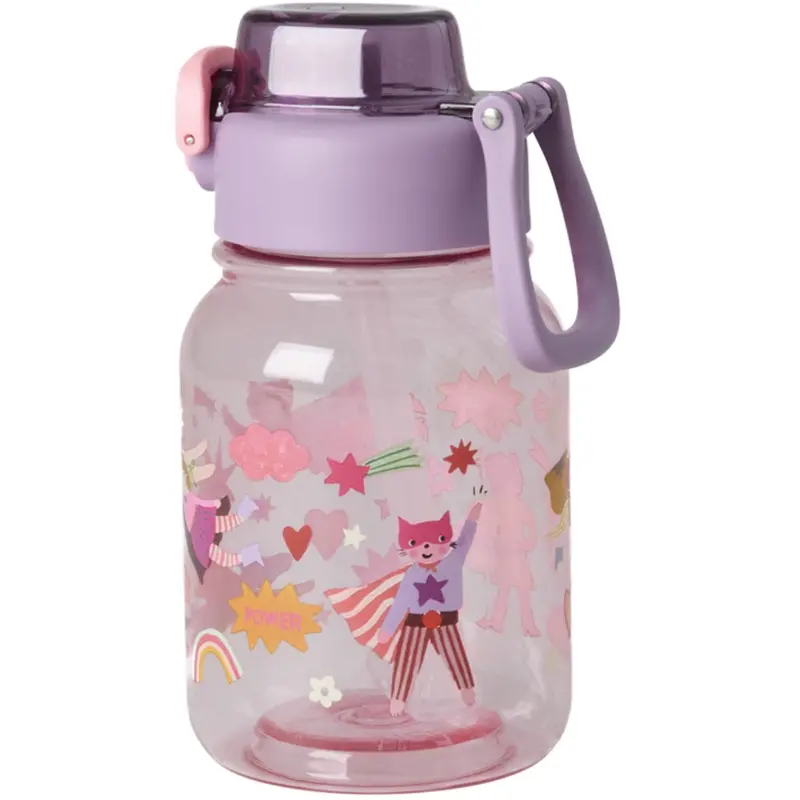 Rice Plastic Kids Drinking Bottle With Hero Print - 700 Ml 1