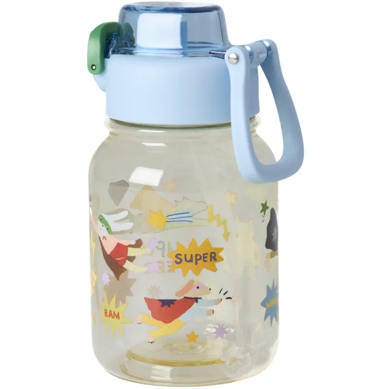 Rice Plastic Kids Drinking Bottle With Hero Print - 700 Ml 1