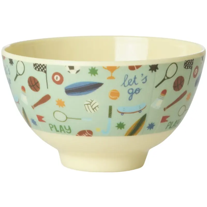 Rice Sports Print Melamine Bowl Small 300 Ml 1