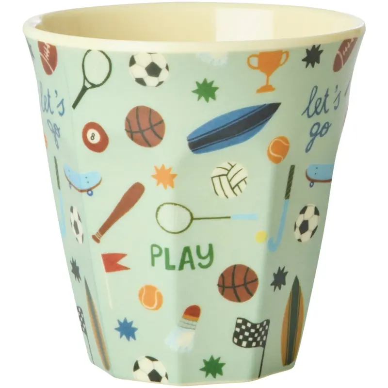 Rice Sports Print Melamine Cup Medium 250 Ml 1