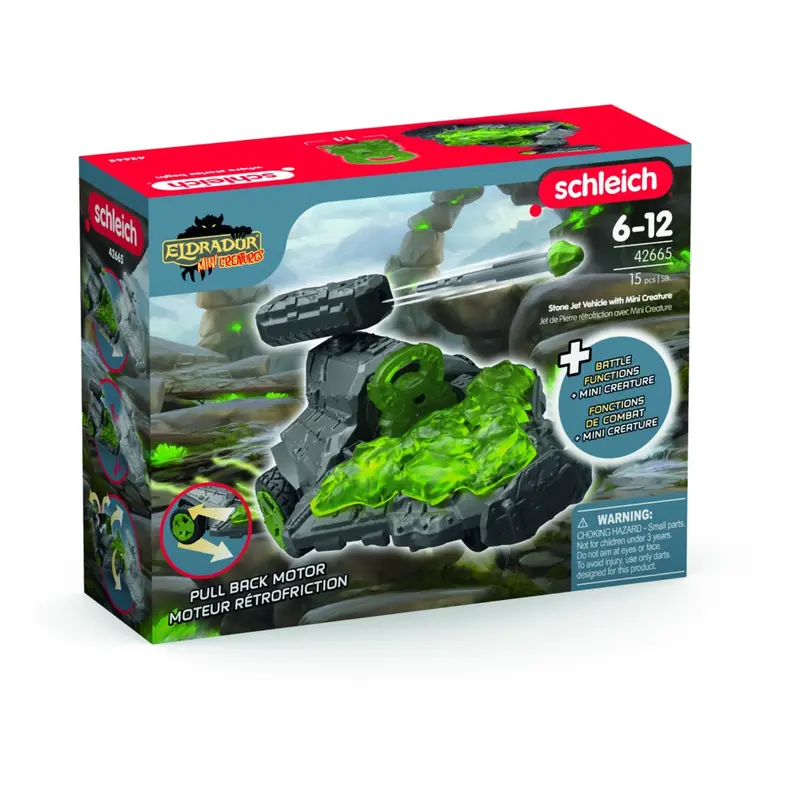 Schleich Stone Jet Vehicle With Mini Creature 1
