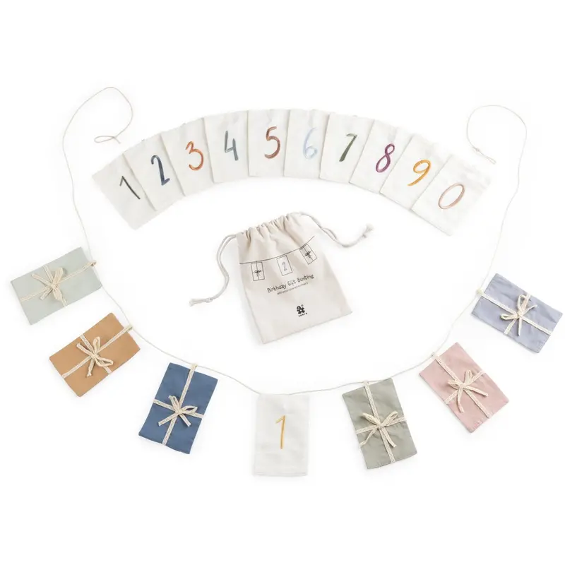Sebra Birthday Bunting Gifts Numbers 1