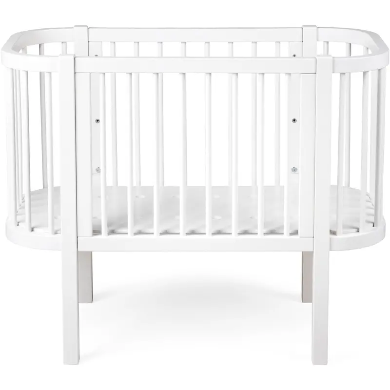 Sebra Classic White Bedside Crib 1