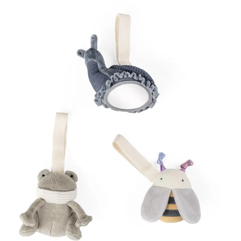 Sebra Green Frog/Bee/Snail Activity Toys 3-Pack 1