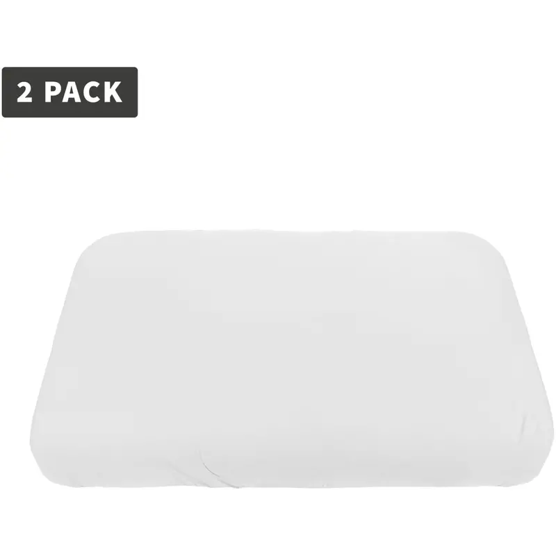 Sebra White Jersey Sheet 2-Pack Baby 1
