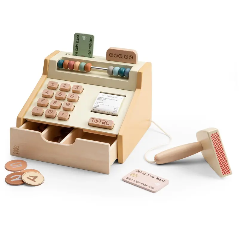 Sebra Wooden Sebra Cash Register 1