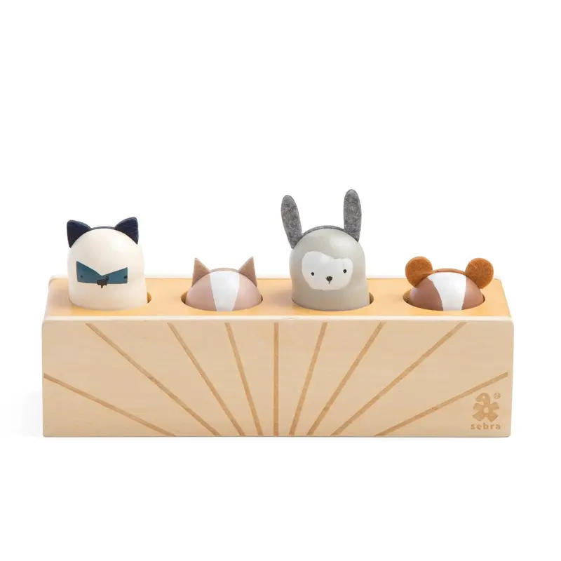 Sebra Woodland Pop Up Toy Wooden 1