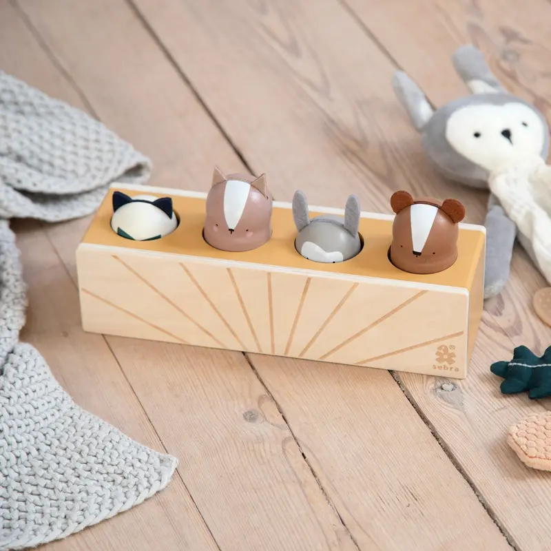 Sebra Woodland Pop Up Toy Wooden 2