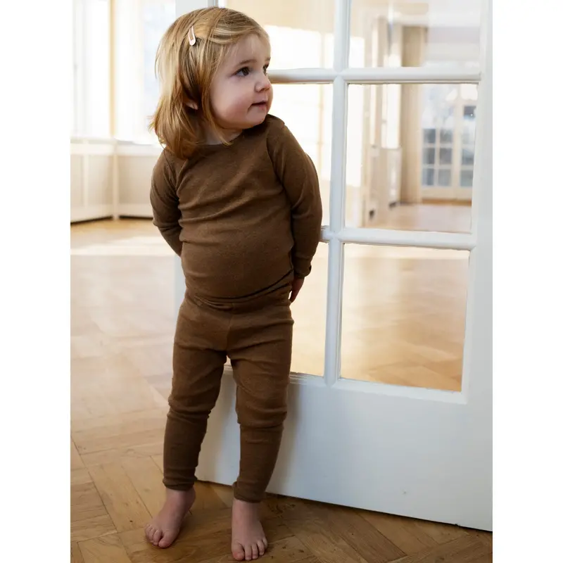 Serendipity Almond Baby Leggings 2