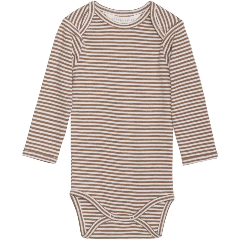 Serendipity Almond/Offwhite Baby Body Stripe 1