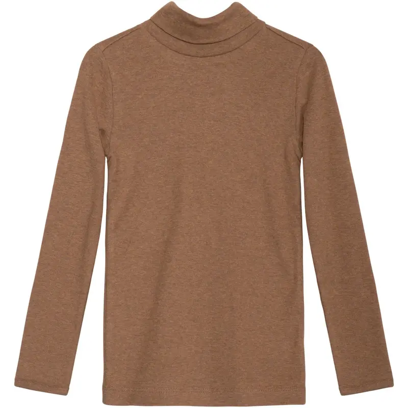 Serendipity Almond Turtleneck Blouse 1