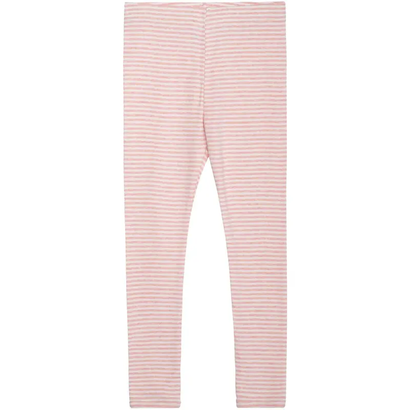 Serendipity Coral/Offwhite Leggings Stripe 1