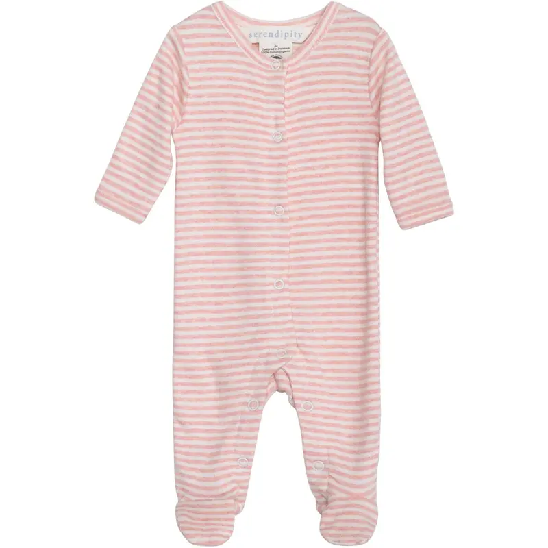 Serendipity Coral/Offwhite Newborn Suit 1