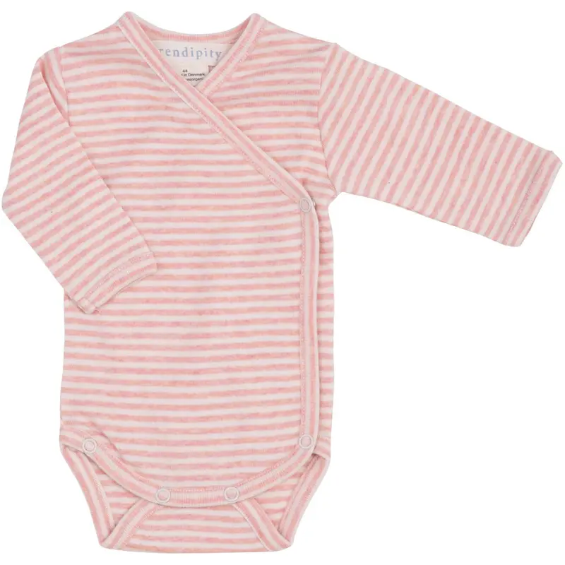 Serendipity Coral/Offwhite Newborn Wrap Body 1