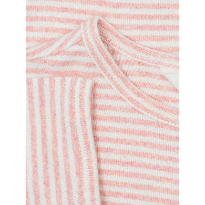 Serendipity Coral/Offwhite T-Shirt Stripe 3