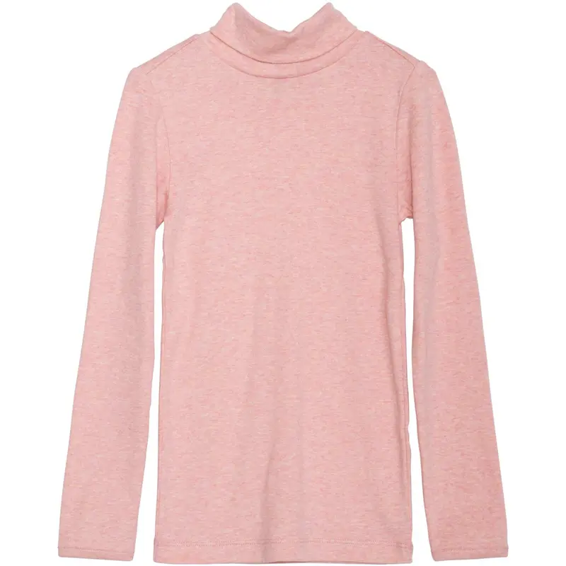 Serendipity Coral Turtleneck Blouse 1