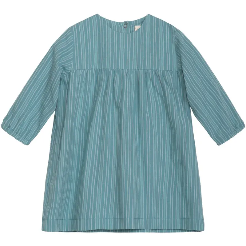 Serendipity Mineral Stripe Baby Puff Dress 1