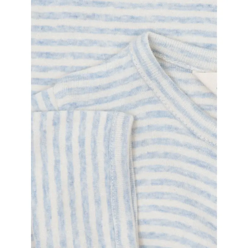 Serendipity Mist/Offwhite Baby Short Suit Stripe 3