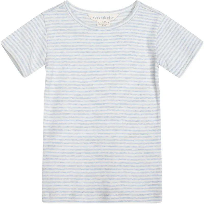 Serendipity Mist/Offwhite T-Shirt Stripe 1
