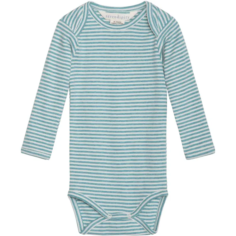 Serendipity Nile/Offwhite Baby Body Stripe 1