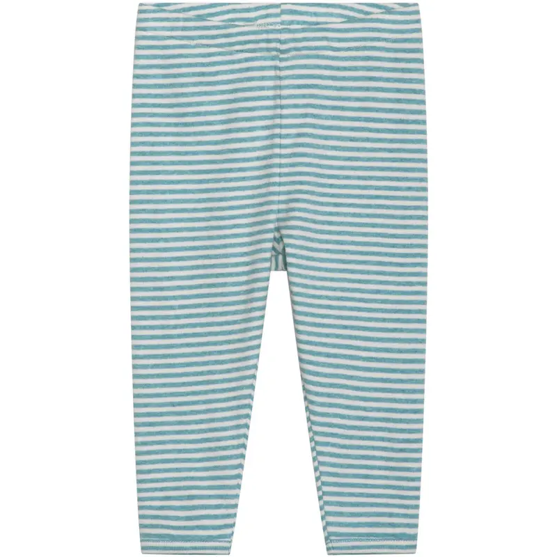 Serendipity Nile/Offwhite Baby Leggings Stripe 1