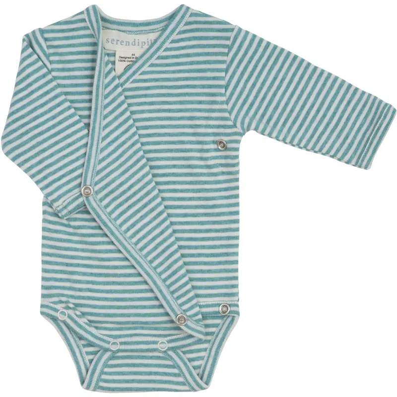 Serendipity Nile/Offwhite Newborn Wrap Body 2