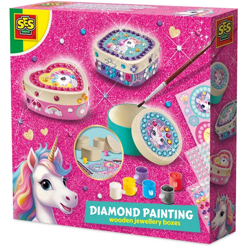 Ses Creative Diamond Mosaic Unicorn Jewelry Box 1