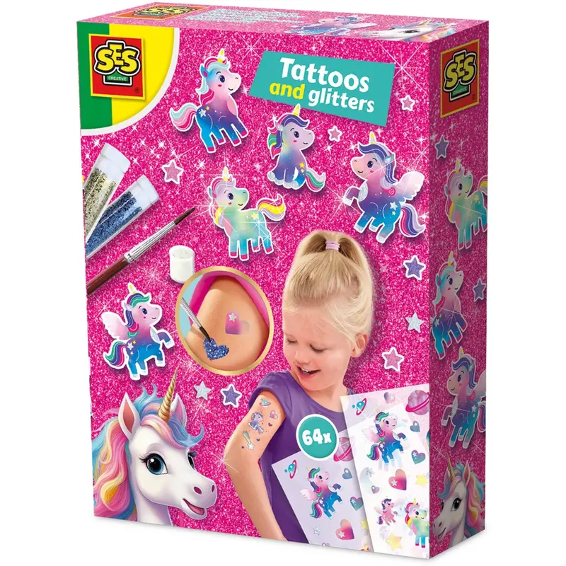 Ses Creative Tattoos And Glitter Unicorn 1
