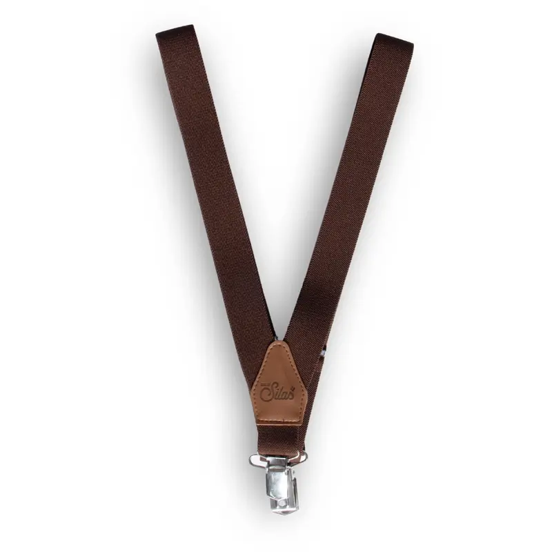 Silly Silas Chocolate Brown Kids' Braces 1