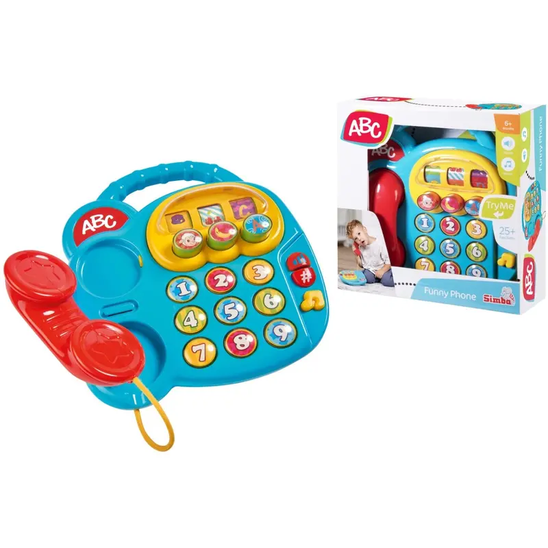 Simba Toys Abc Colorful Telephone 1