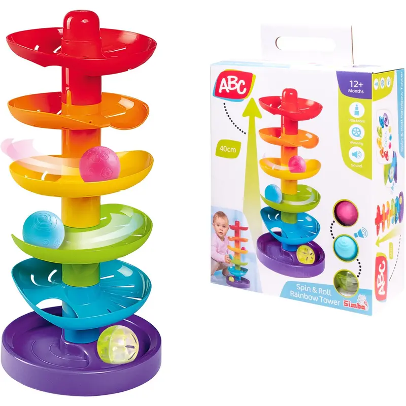 Simba Toys Abc Rainbow Ball Drop Tower 1