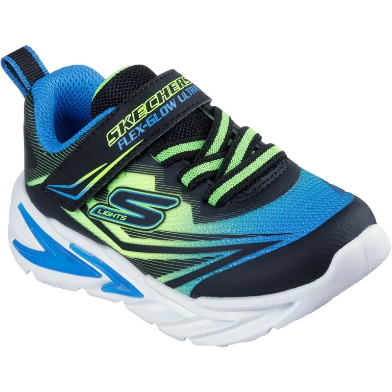Skechers Black S Lights Flex-Glow Ultra 1