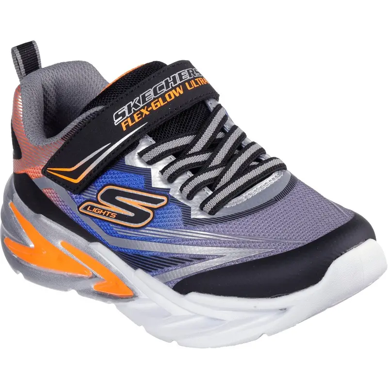 Skechers Black S-Lights: Flex-Glow Ultra 1