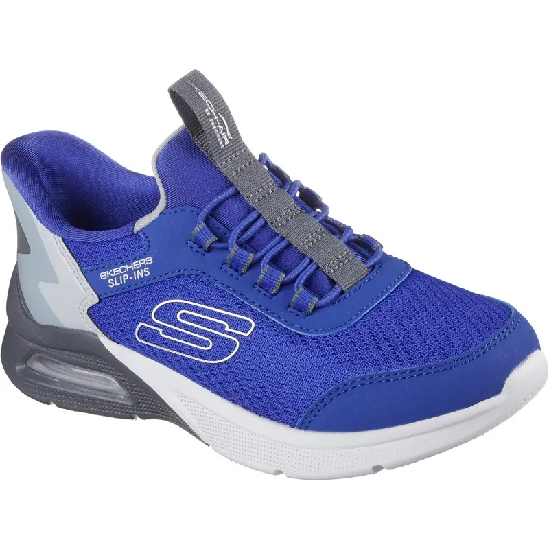 Skechers Blue Slip-Ins: Microspec Max - Brisk-Stripe 1