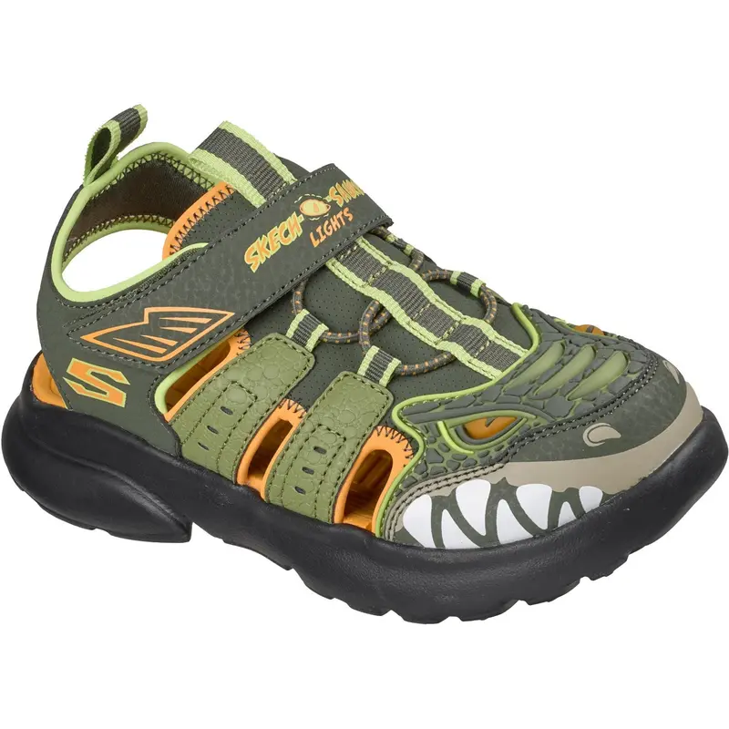 Skechers Olive Razor Splash - Raptor Quest 1